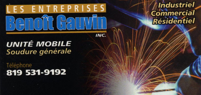 Soudure Gauvin Inc | 3625 Boulevard Thibeau, Trois-Rivières, QC G8W 2H4, Canada | Phone: (819) 531-9192