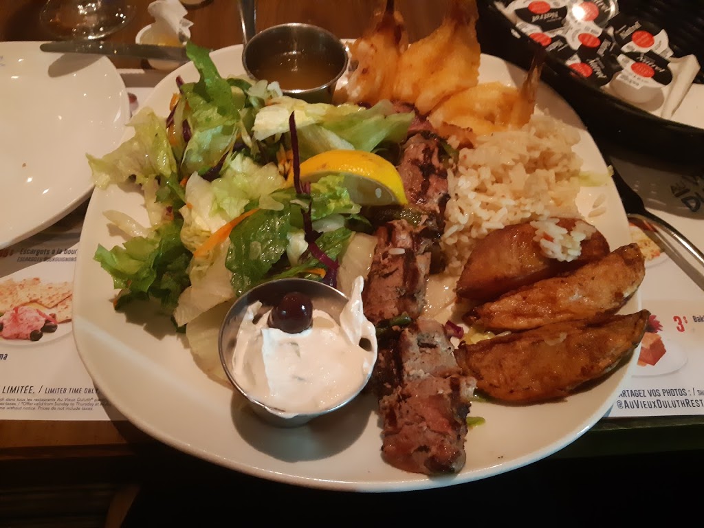 Restaurant Au Vieux Duluth | 3333 du Carrefour Promenades, Beauport, QC G1C 5R9, Canada | Phone: (418) 914-5591