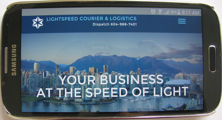 Lightspeed Courier & Logistics | 447 1st St E, North Vancouver, BC V7L 1B6, Canada | Phone: (604) 988-7401