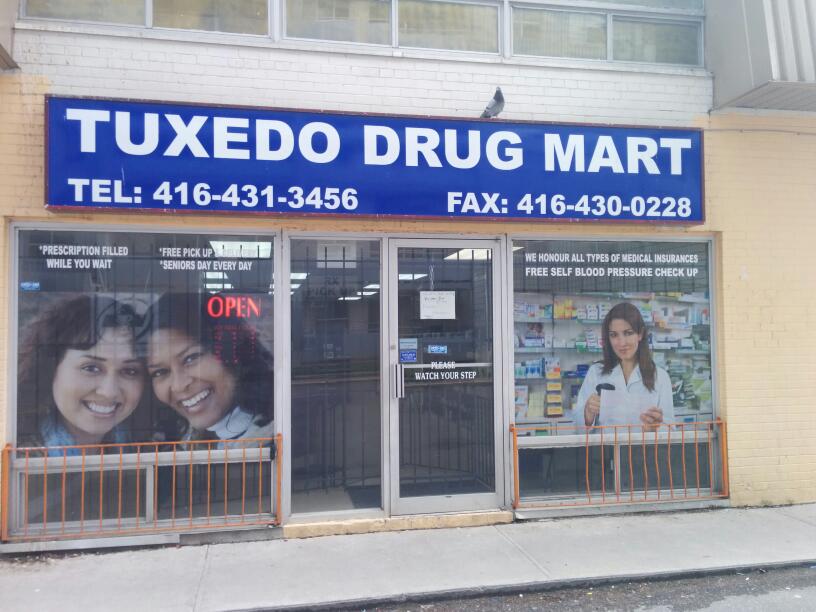 Tuxedo Drug Mart | 42 Tuxedo Ct, Scarborough, ON M1G 3S3, Canada | Phone: (416) 431-3456