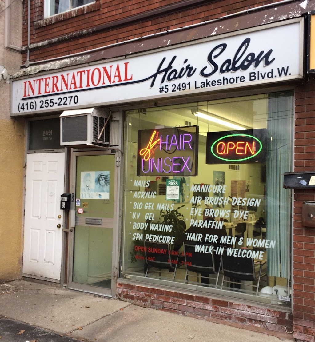 International Hair Salon | 2491 Lake Shore Blvd W, Etobicoke, ON M8V 1C5, Canada | Phone: (416) 255-2270