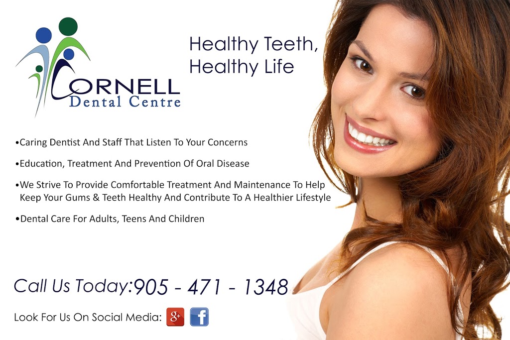 CORNELL DENTAL CENTRE | Dr. MIGARA WEERASINGHE | 106 Cornell Park Ave #1, Markham, ON L6B 1B6, Canada | Phone: (905) 471-1348