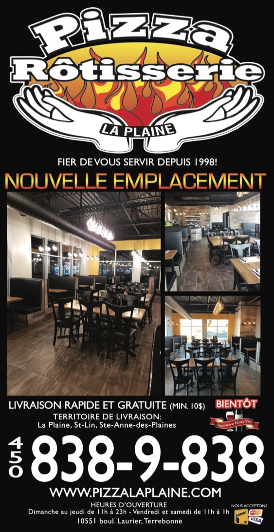 Pizza Laplaine 2 Pour 1 | 10551 Boulevard Laurier #135, Terrebonne, QC J7M 1V5, Canada | Phone: (450) 838-9838