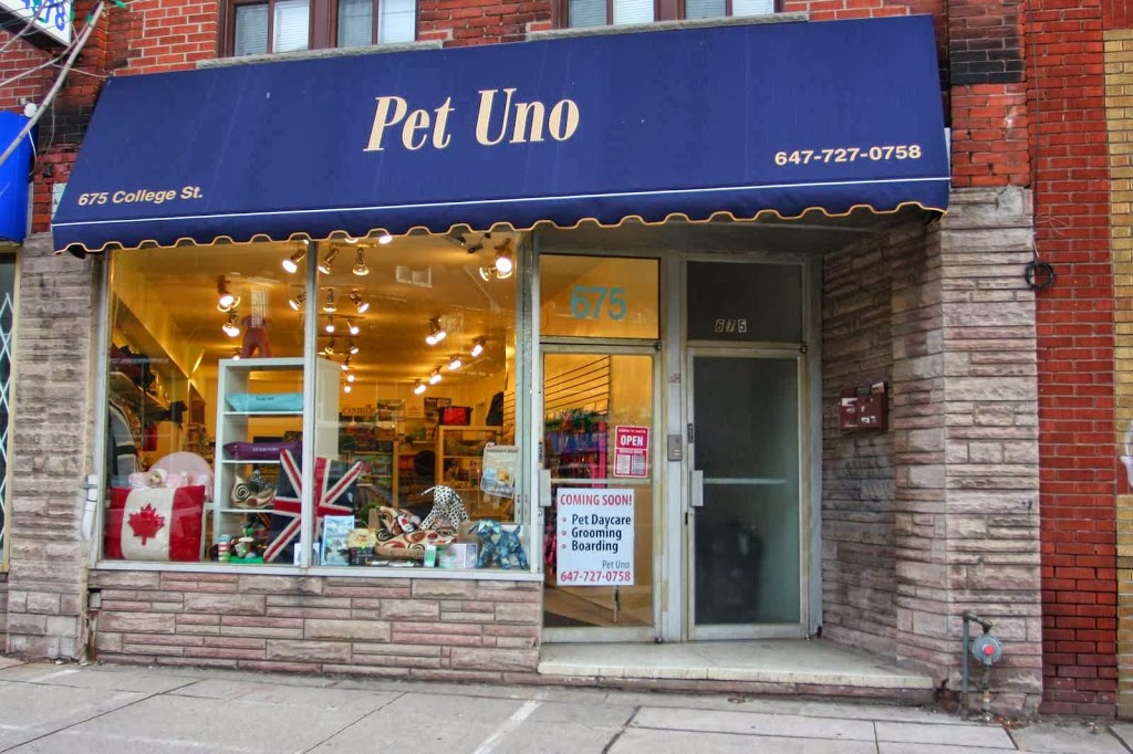 Pet Uno | 675 College St, Toronto, ON M6G 1B9, Canada | Phone: (647) 727-0758