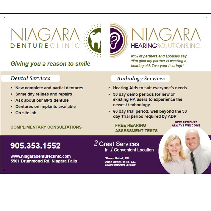 Niagara Hearing Solutions Inc. | 5501 Drummond Rd, Niagara Falls, ON L2G 4L2, Canada | Phone: (905) 353-1552