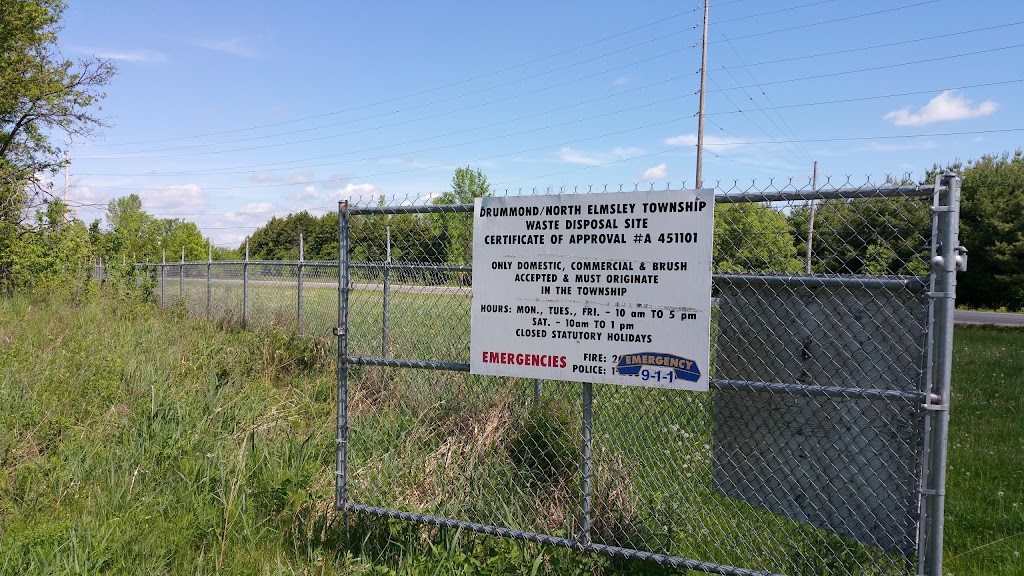 Drummond Waste Disposal Site | 745 Code Rd, Perth, ON K7H 3C8, Canada | Phone: (613) 267-6991