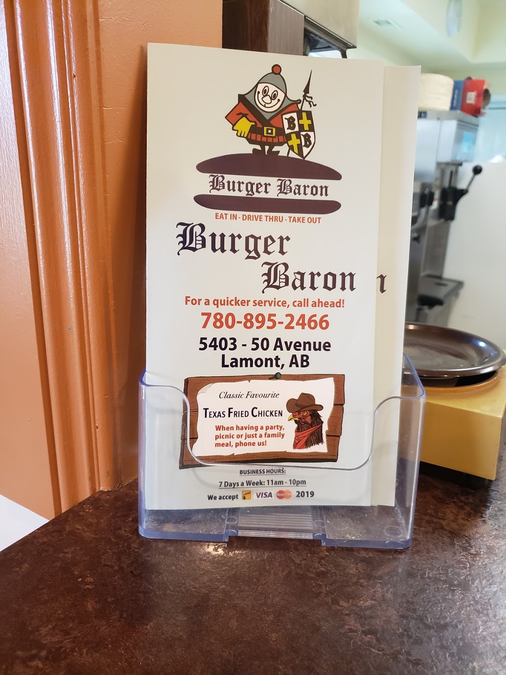 Burger Baron Drive In | 5403 50 Ave, Lamont, AB T0B 2R0, Canada | Phone: (780) 895-2466