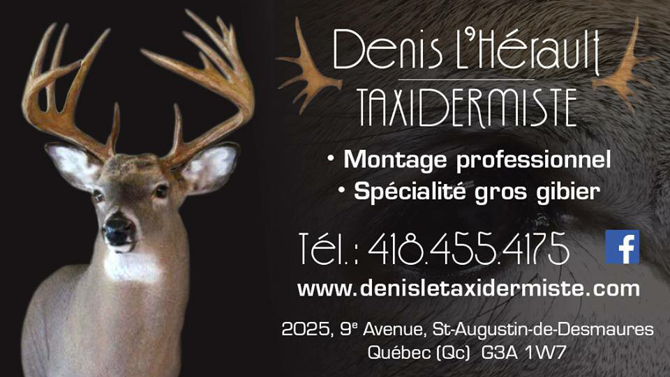 Denis le taxidermiste | 2025 9e Av, Saint-Augustin-de-Desmaures, QC G3A 1W7, Canada | Phone: (418) 455-4175