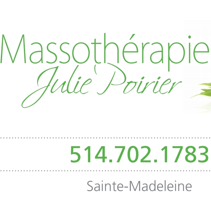 Massothérapie Julie Poirier | 1950 Rue du Ruisseau, Sainte-Madeleine, QC J0H, Canada | Phone: (514) 702-1783