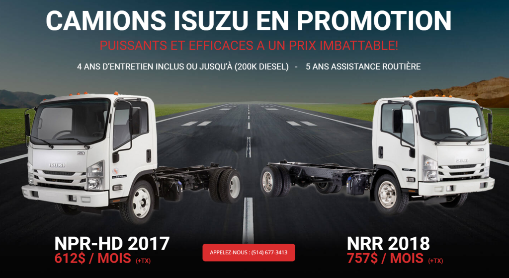 CAMION ISUZU | 8300 Rue Edison, Anjou, QC H1J 1S8, Canada | Phone: (514) 353-9720