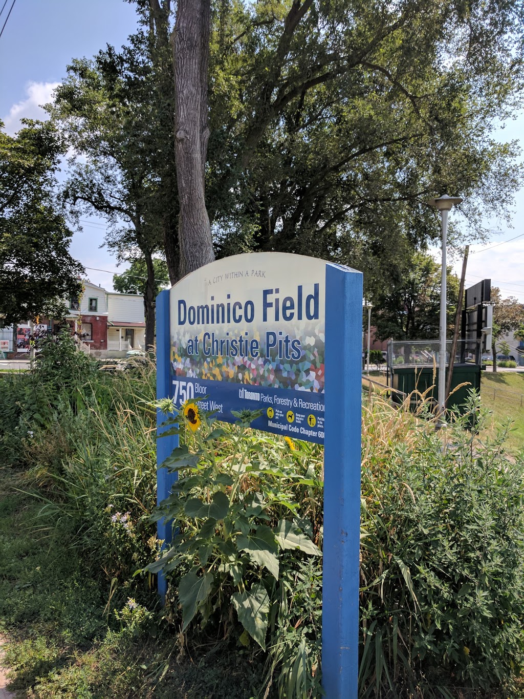 Dominico Field at Christie Pits | ON (S.W., Christie St & Barton Ave, Toronto, ON M6G 3K4, Canada | Phone: (514) 777-1507