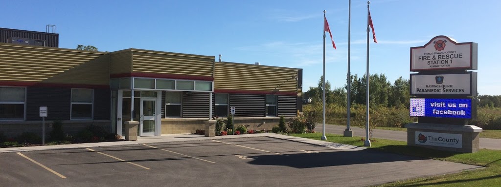 Prince Edward County Fire and Rescue | 8 McDonald Dr, Prince Edward, ON K0K 2T0, Canada | Phone: (613) 476-2345