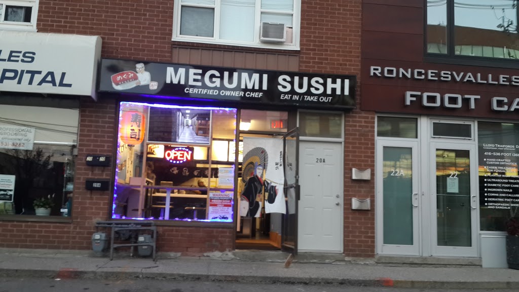 MEGUMI SUSHI | 20 Roncesvalles Ave, Toronto, ON M6R 2K3, Canada | Phone: (647) 748-4988