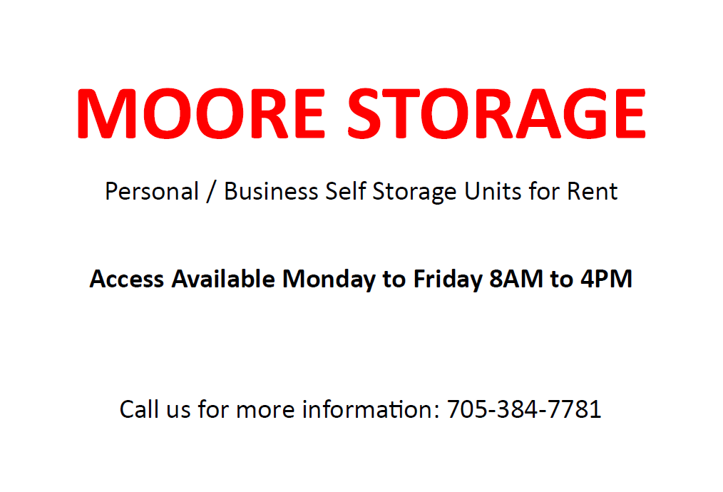 Moore Storage | 295 Hwy 124, South River, ON P0A 1X0, Canada | Phone: (705) 384-7781