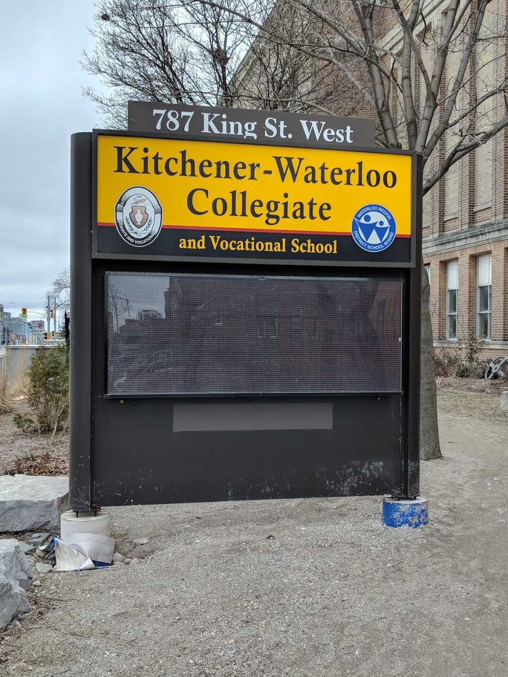 Kitchener Waterloo Collegiate and Vocational School | 787 King St W, Kitchener, ON N2G 1E3, Canada | Phone: (519) 745-6851