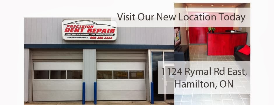 Precision Dent Repair | 1124 Rymal Rd E, Hamilton, ON L8W 3N7, Canada | Phone: (905) 385-3333