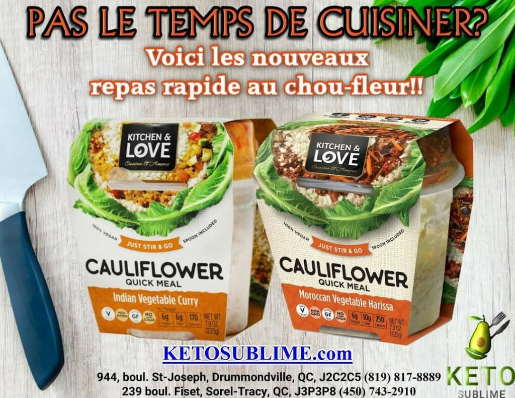 KETO Sublime Drummondville | 944 Boulevard Saint-Joseph, Drummondville, QC J2C 2C5, Canada | Phone: (819) 474-2532