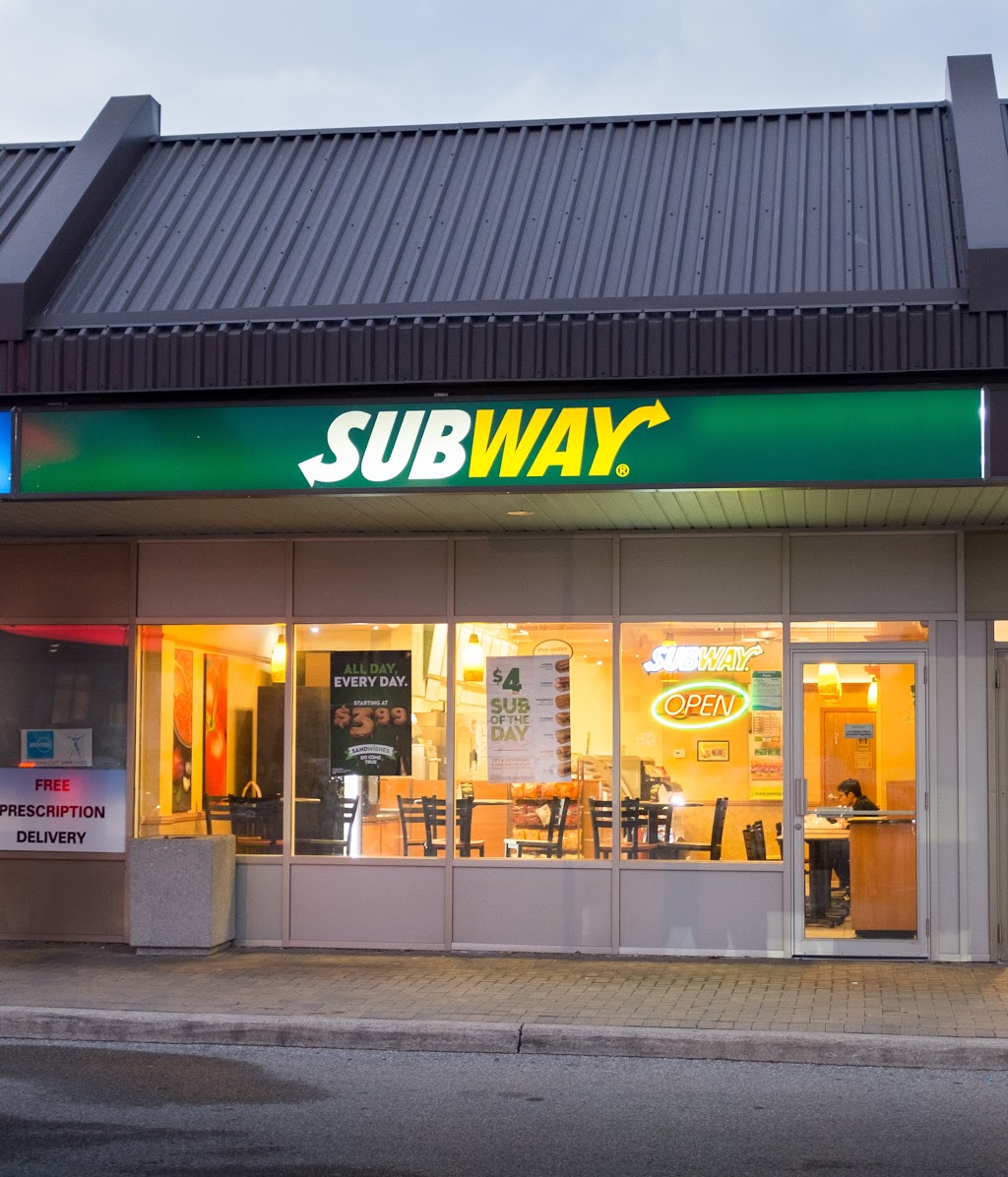 Subway | 5636 Glen Erin Dr Unit 2A, Mississauga, ON L5M 6B1, Canada | Phone: (905) 858-4789