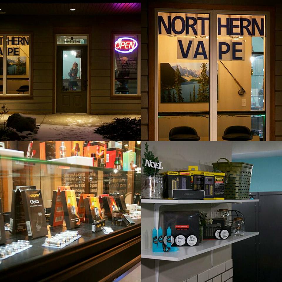 Northern Vape Co. | 101 3rd ST NE Unit B, BOX 189, Black Diamond, AB T0L 0H0, Canada | Phone: (403) 933-3319