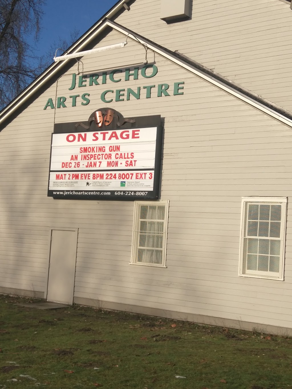 Jericho Arts Centre | 1675 Discovery St, Vancouver, BC V6R 4K5, Canada | Phone: (604) 224-8007