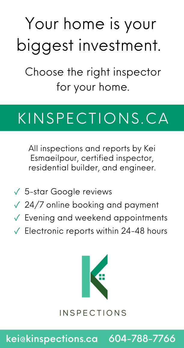 K Inspections | Kei Esmaeilpour | 6935 Harvie Ave, Powell River, BC V8A 2M7, Canada | Phone: (604) 788-7766