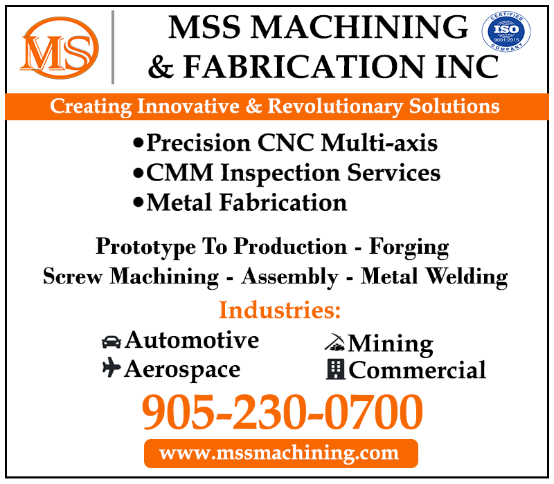 MSS Machining & Fabrication Inc | 286 Rutherford Rd S #4, Brampton, ON L6W 3K7, Canada | Phone: (905) 230-0700