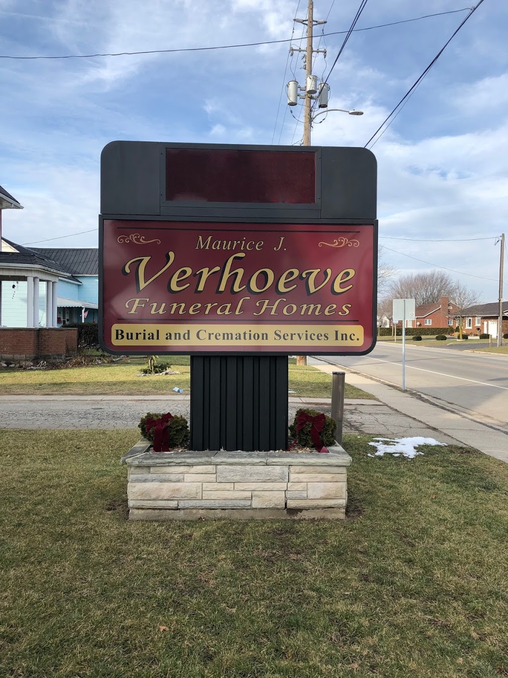 Maurice J. Verhoeve Funeral Homes- Burial and Cremation Services | 40 Queen St, Langton, ON N0E 1G0, Canada | Phone: (519) 842-4238