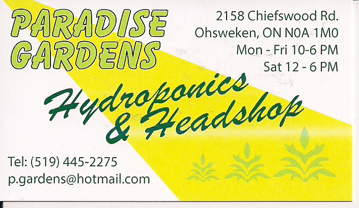 Paradise Gardens Hydroponics | 2158 Chiefswood Rd, Ohsweken, ON N0A 1M0, Canada | Phone: (519) 445-2275