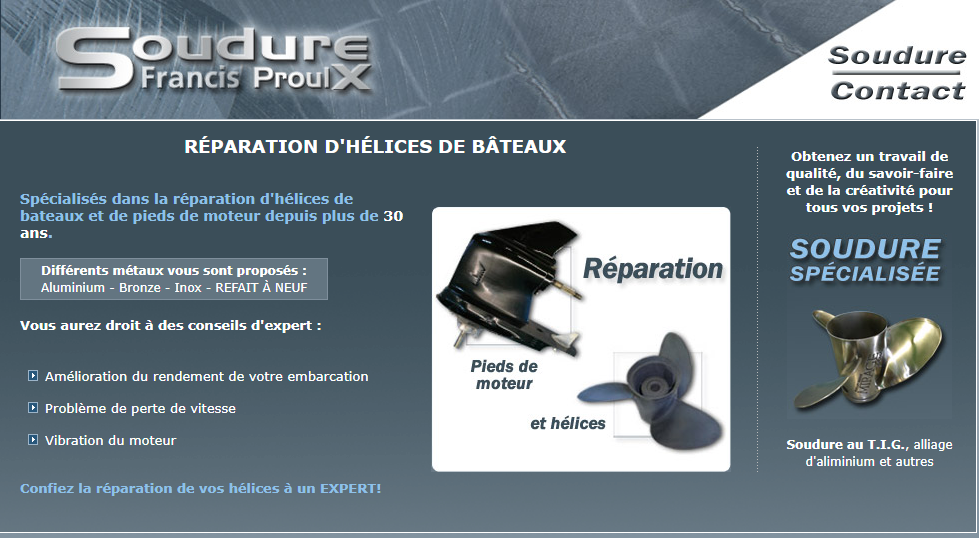 Soudure Francis Proulx | 81 Rue Principale, Sainte-Cécile-de-Milton, QC J0E 2C0, Canada | Phone: (450) 772-5210