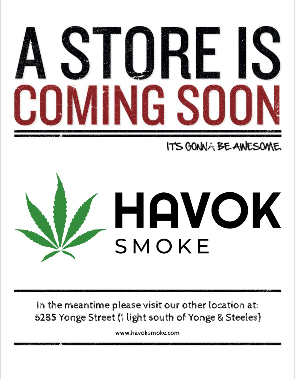 Havok Smoke | 650 Sheppard Ave W, North York, ON M3H 2S5, Canada | Phone: (647) 340-9333