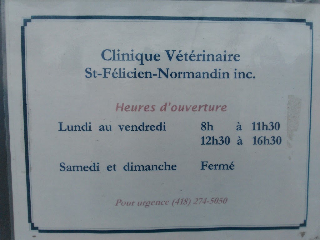 Clinique Vétérinaire St-Félicien-Normandin Inc | 1212 Av. du Rocher, Normandin, QC G8M 3X7, Canada | Phone: (418) 274-5050