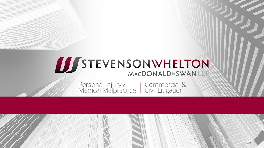 Stevenson Whelton LLP | 164 Trafalgar Rd, Oakville, ON L6J 3G6, Canada | Phone: (905) 842-3838