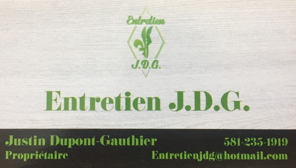 Entretien J.D.G. | 715 Chem. du Moulin, Sacré-Coeur, QC G0T 1Y0, Canada | Phone: (581) 235-1919