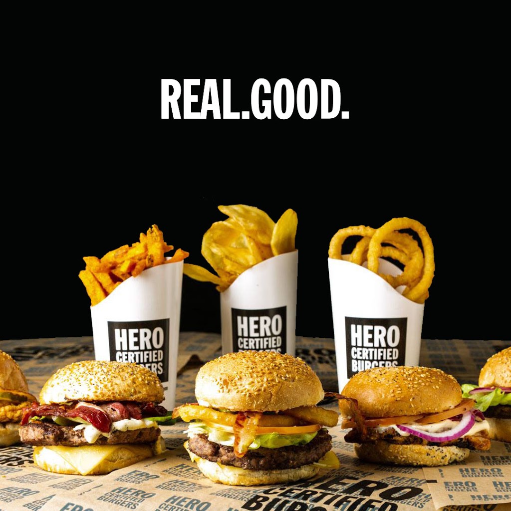 Hero Certified Burgers - Funworx Kitchener | 425 Bingemans Centre Dr, Kitchener, ON N2B 3X9, Canada | Phone: (519) 744-1555