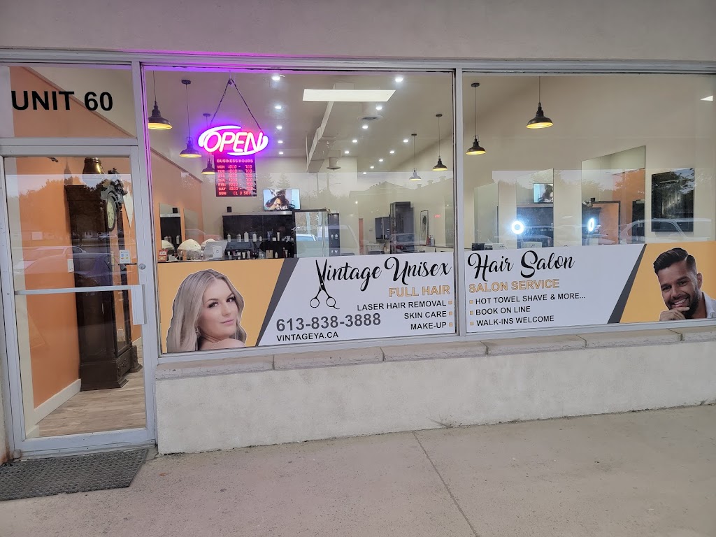 Vintage Unisex Hair & Beauty Salon | 6179 Perth St #60, Richmond, ON K0A 2Z0, Canada | Phone: (613) 838-3888