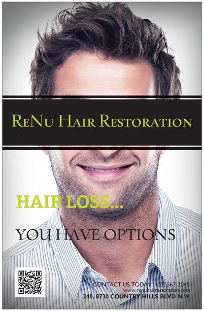 ReNu Hair Restoration | 8730 Country Hills Blvd NW #240, Calgary, AB T3G 0E2, Canada | Phone: (403) 567-2045