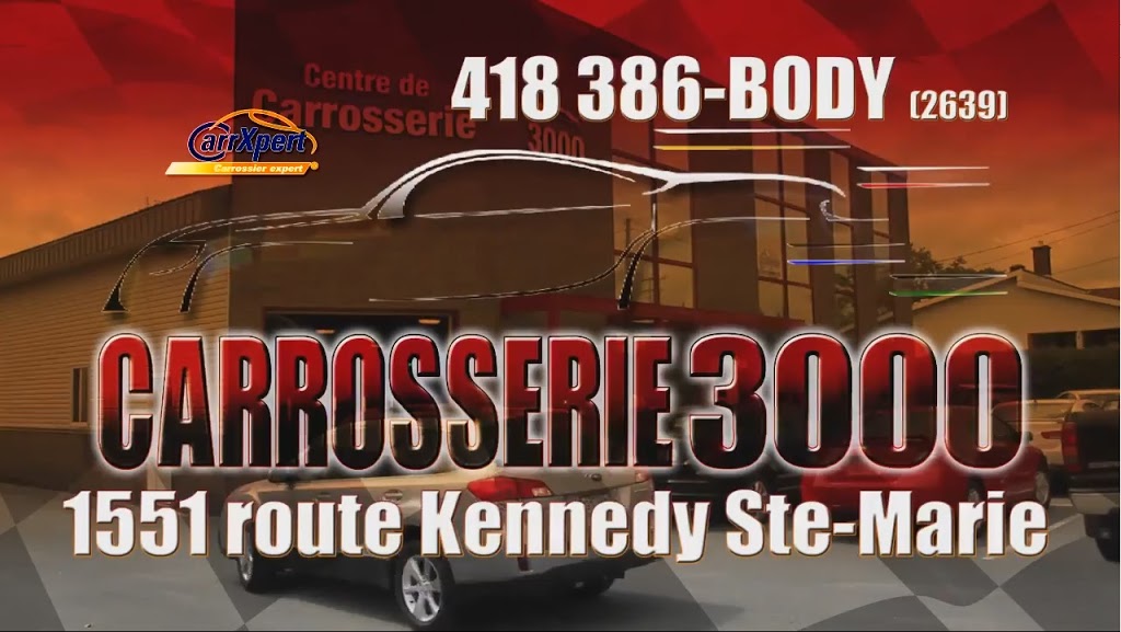 Garage Carrosserie 3000 (Centre de ) | 1551 Route du Président Kennedy N, Sainte-Marie, QC G6E 3N8, Canada | Phone: (418) 386-2639