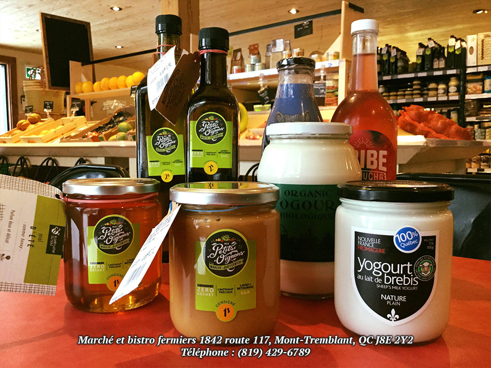 Marché et bistro fermiers aux petits oignons | 1842 QC-117, Mont-Tremblant, QC J8E 2Y2, Canada | Phone: (819) 429-6789