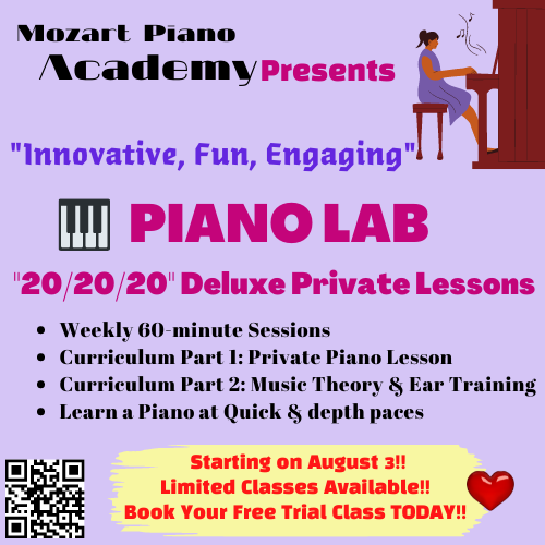 Mozart Piano Academy | 177 Huntsmill Blvd, Scarborough, ON M1W 2Y2, Canada | Phone: (647) 551-2369