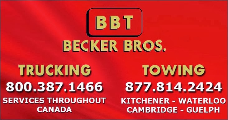 BBT- Becker Bros. Towing | 1928 Eagle St N, Cambridge, ON N3H 0A1, Canada | Phone: (519) 748-9202