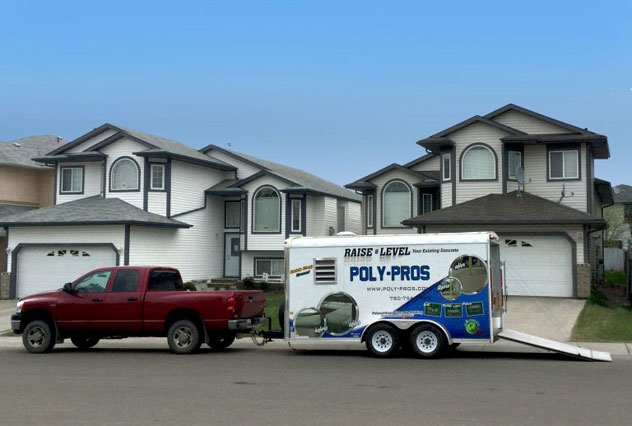 Poly-Pros Concrete Lifting | 9350 47 St NW, Edmonton, AB T6B 2P6, Canada | Phone: (780) 756-2589