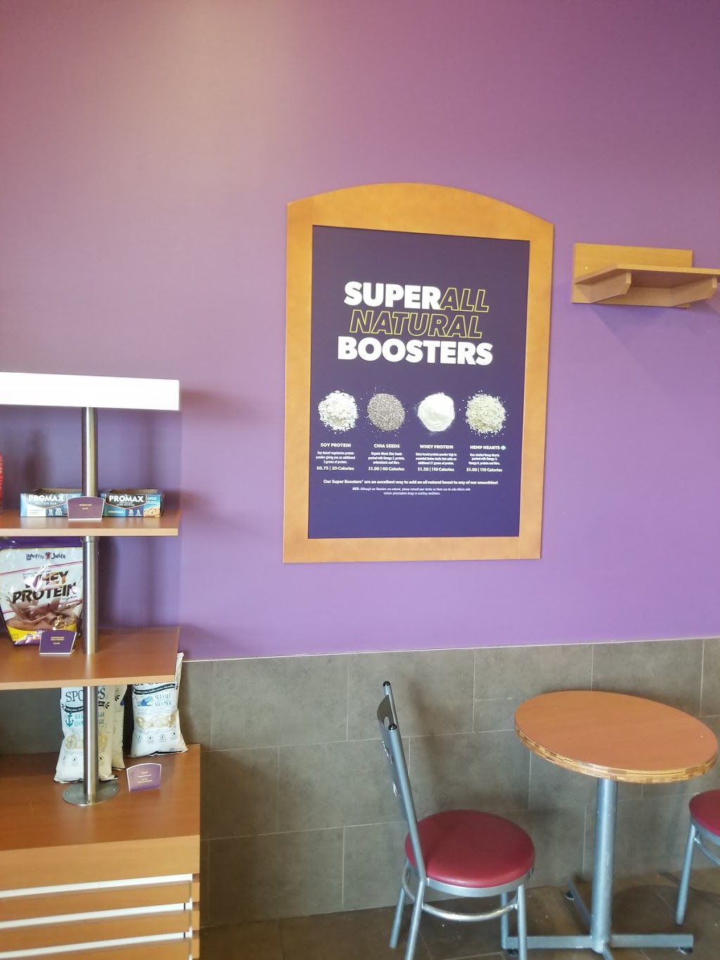 Booster Juice | 7700 Markham Rd Unit MB, Markham, ON L3S 4S1, Canada | Phone: (905) 554-8544