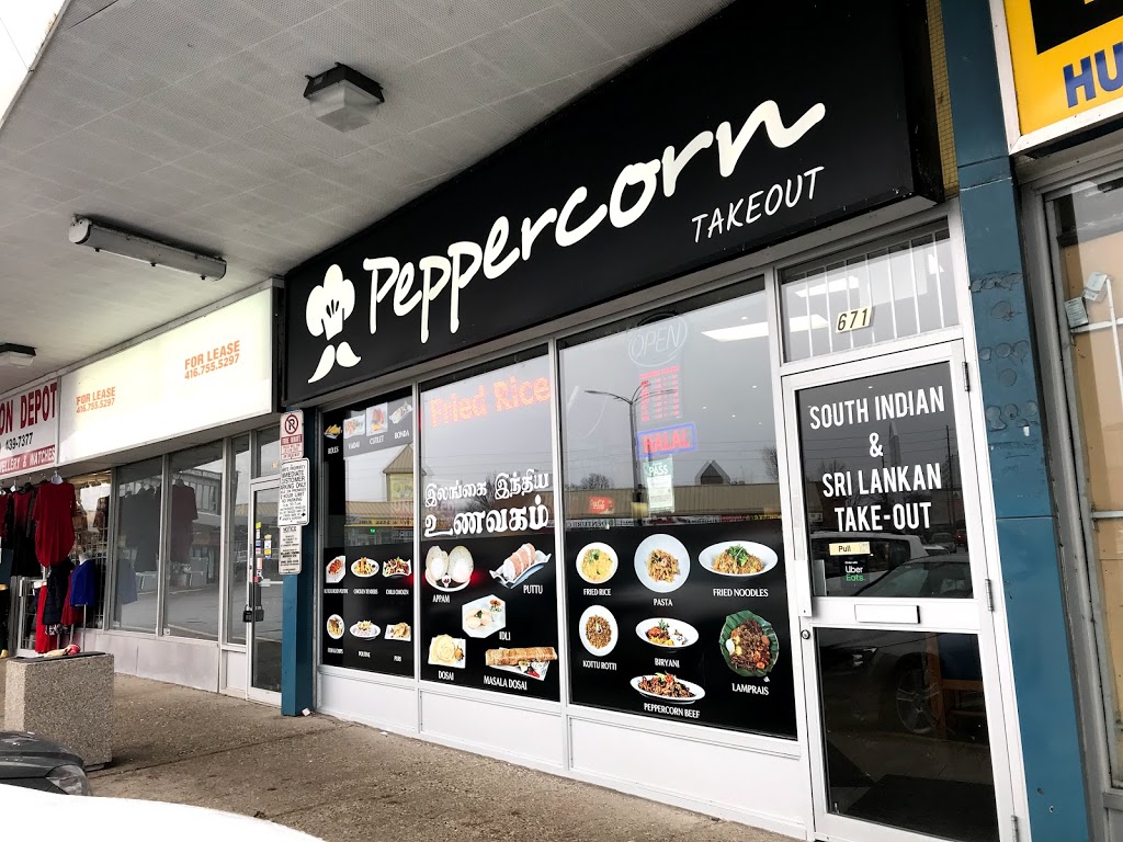 Peppercorn Takeout | 671 Markham Rd, Scarborough, ON M1H 2A7, Canada | Phone: (416) 270-5543