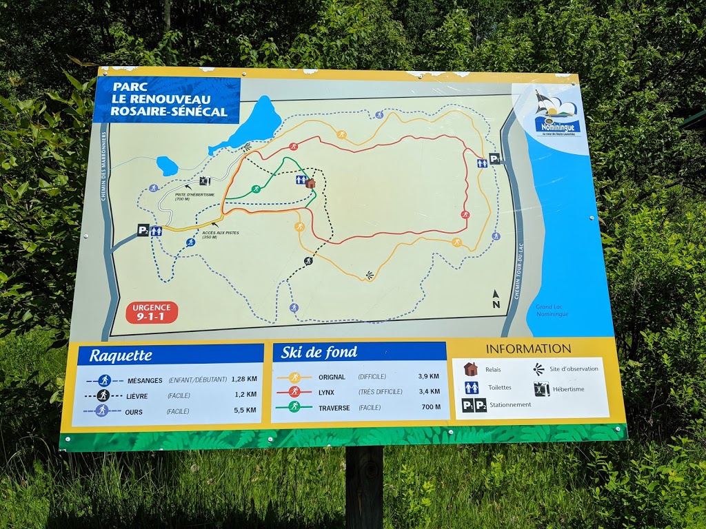 Parc Le Renouveau Rosaire-Sénécal | Chemin des Marronniers, Nominingue, QC J0W 1R0, Canada | Phone: (819) 278-3384 ext. 246