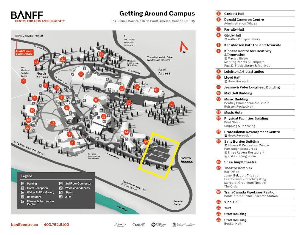 Free Parking Lot | 107 Tunnel Mountain Dr, Banff, AB T1L 1H5, Canada | Phone: (403) 762-6100