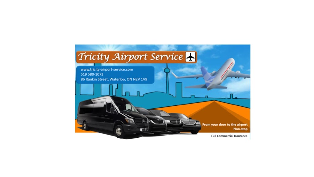 Tricity Airport Service | 86 Rankin St, Waterloo, ON N2V 1V9, Canada | Phone: (519) 580-1073