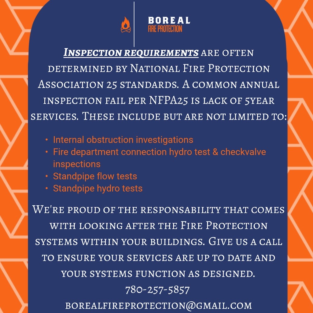 Boreal Fire Protection Inc. | 13328 130 St, Edmonton, AB T5L 1L8, Canada | Phone: (780) 257-5857