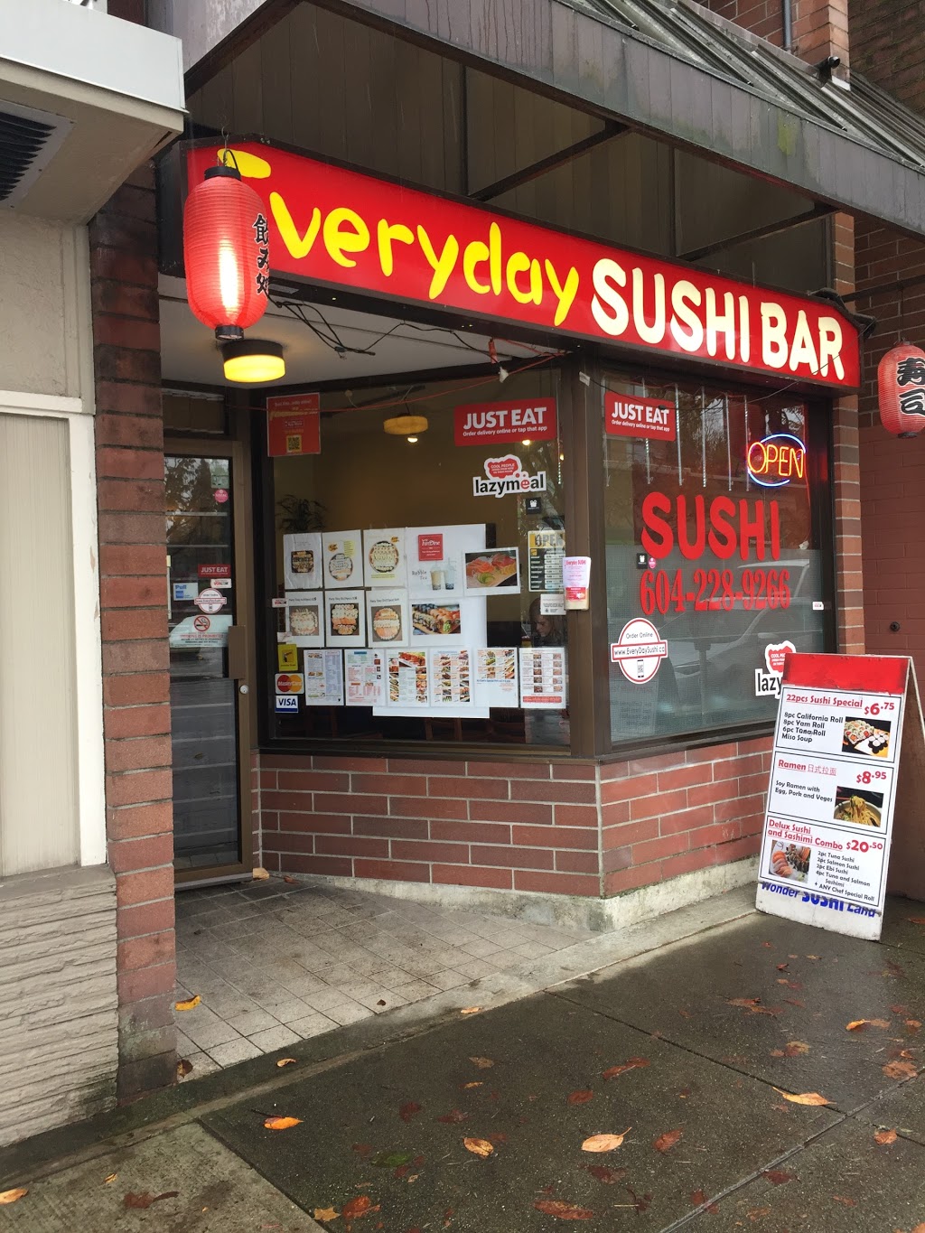 Everyday Sushi | 4572 W 10th Ave, Vancouver, BC V6R 2J1, Canada | Phone: (604) 228-9266