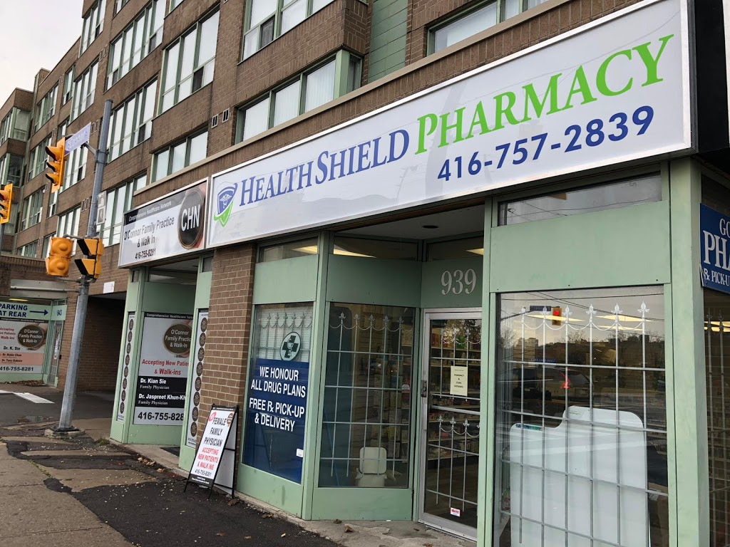 HealthShield Pharmacy | 939 OConnor Dr, East York, ON M4B 2S7, Canada | Phone: (416) 757-2839