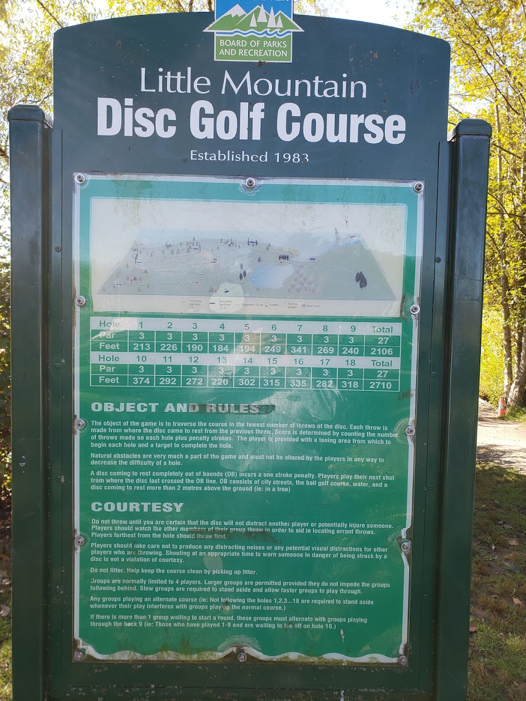 Queen Elizabeth Park Disc Golf Course | W 37th Ave, Vancouver, BC V6M 1P1, Canada | Phone: (604) 873-7000